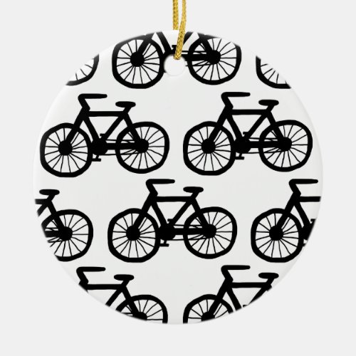 I Want to Ride my Bicycle Ceramic Ornament