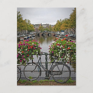 I Want to Ride My Bicycle in Amsterdam - Postcard
