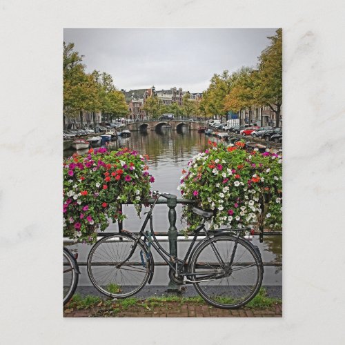 I Want to Ride My Bicycle in Amsterdam _ Postcard
