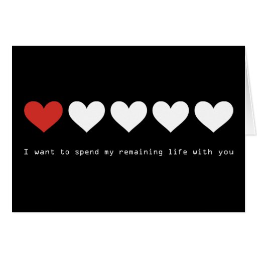 I want to spend my Life with you. My Life with you. Spending my life
