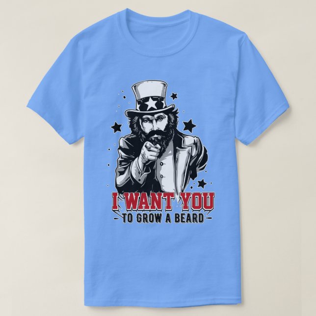 I want you as a beard bearer Classic TShirt (Design Front)