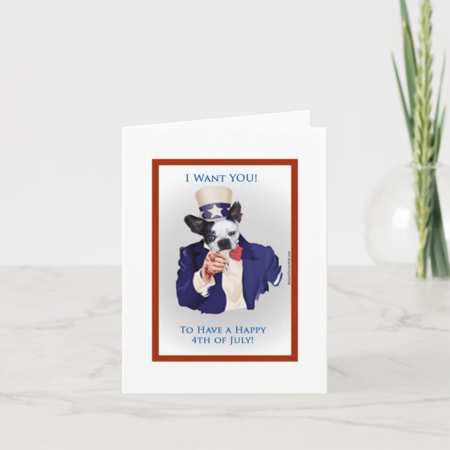 I Want You Card (Front)