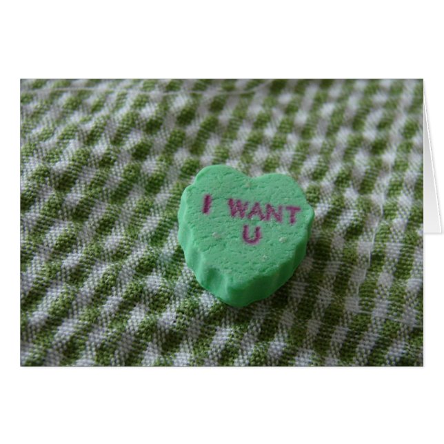 I Want You Cards (Front Horizontal)