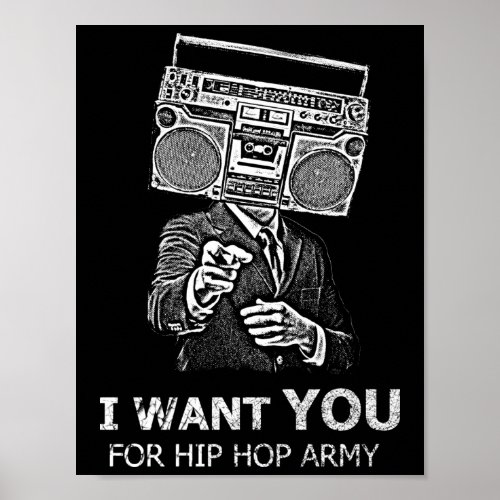 I want you for hip_hop army poster