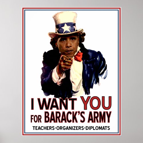 I Want You _ Obama Political Poster