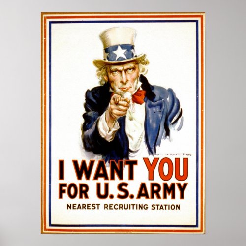 I want you Poster