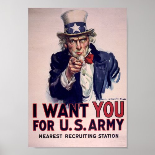 I Want YOU Poster