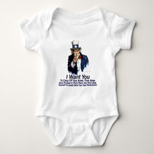 I Want You: To Chop Off Your Arms Baby Bodysuit