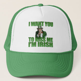 I Want You To Kiss Me I'm Irish Hat