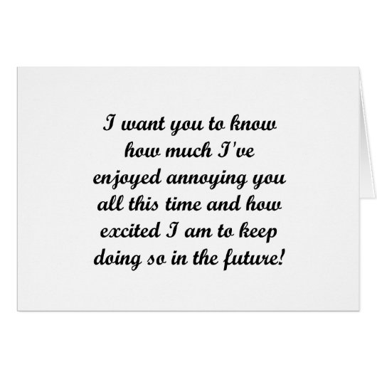 I want you to know cards (Front Horizontal)