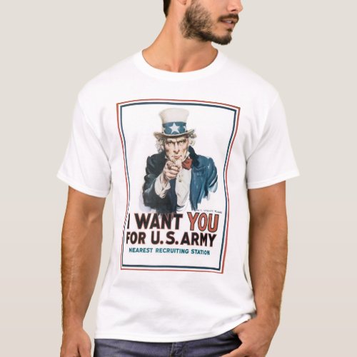 I Want You Uncle Sam T_Shirt