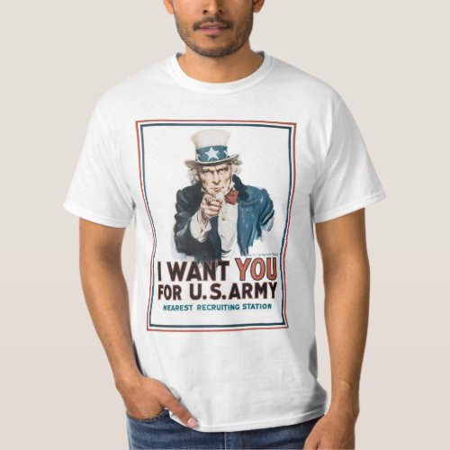 I Want You Uncle Sam T_Shirt