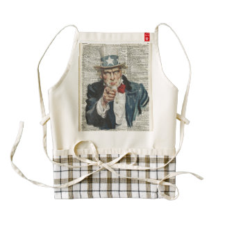 I Want You Uncle Sam Zazzle HEART Apron