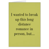 I wanted to break up this long distance romance... (Front)