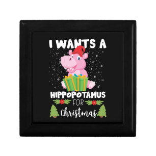 I Wants A Hippopotamus For Christmas Gift Box