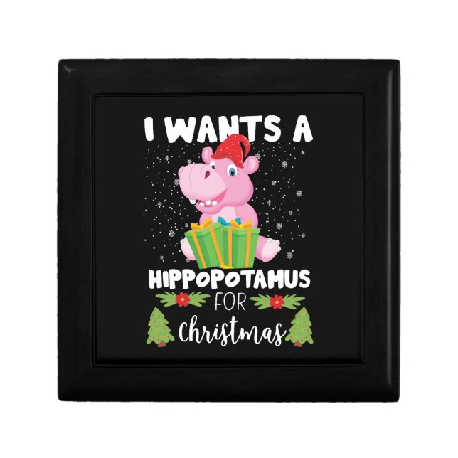 I Wants A Hippopotamus For Christmas Gift Box (Front)