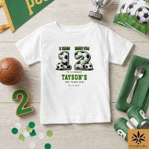 I Was 1 Now I’m 2 Soccer – All-Star 2nd Birthday Baby T-Shirt