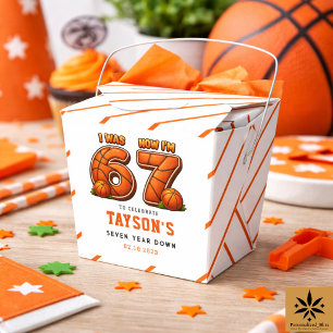 I Was 6, Now I’m 7 Basketball Birthday – All-Star Favor Boxes