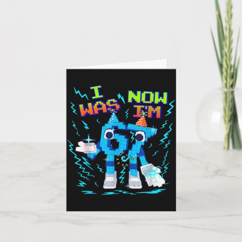 I Was 6 Now I’m 7 Six Seven Funny Birthday Kids 