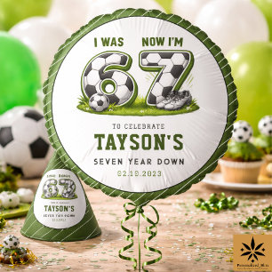 I Was 6, Now I’m 7 Soccer Birthday – All-Star Part Balloon