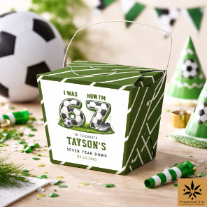 I Was 6, Now I’m 7 Soccer Birthday – All-Star Part Favor Boxes