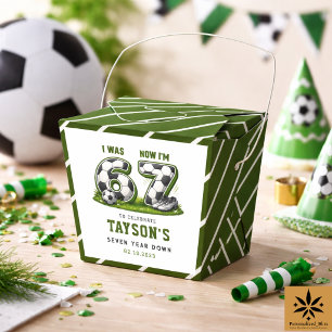 I Was 6, Now I’m 7 Soccer Birthday – All-Star Part Favor Boxes