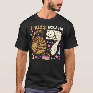 I Was 6 Now I'M 7 Birthday 7 Years Old Birthday T-Shirt