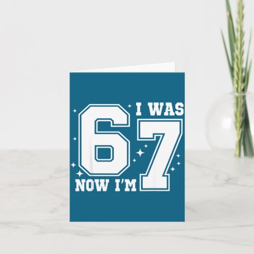 I Was 6 Now I'm 7 Funny Six Seven Birthday 7 Year 