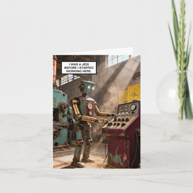 I Was A Jedi™ Greeting Card (Front)