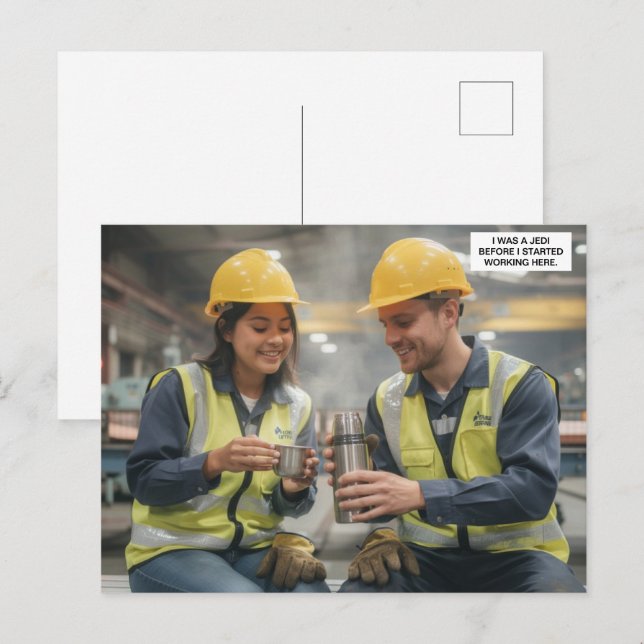 I Was A Jedi™ Postcard (Front/Back)