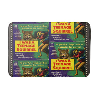 I Was a Teenage Squirrel Parody Bath Mat