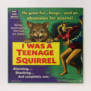 I Was a Teenage Squirrel Parody Jigsaw Puzzle