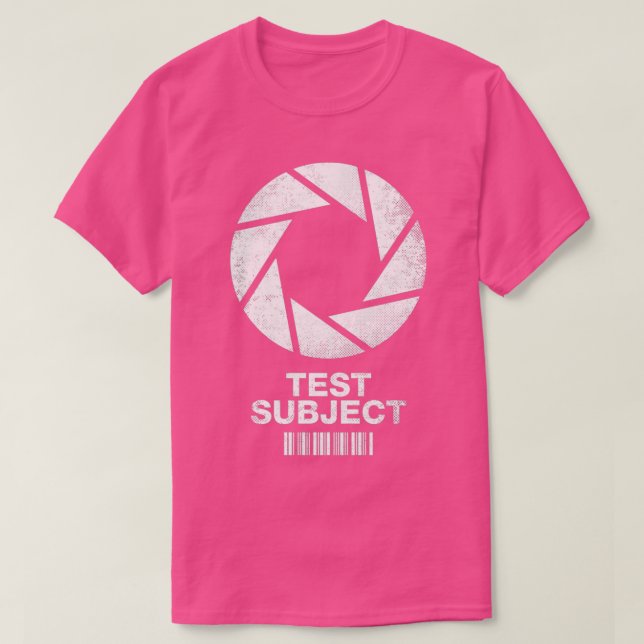 I was a Test Subject  T-Shirt (Design Front)