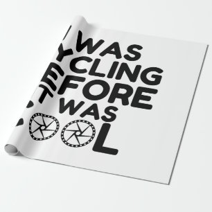 I Was Cycling Wrapping Paper