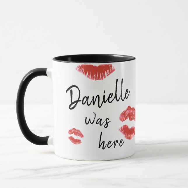 I Was Here- Always Mark My Territory Personalized Mug (Left)