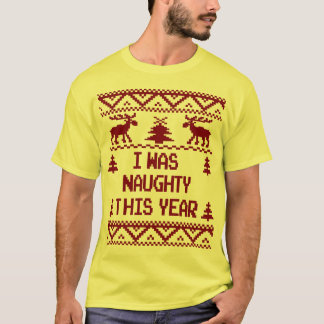 I Was Naughty This Year Ugly Christmas Sweater