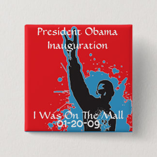 I Was On The Mall inauguration button