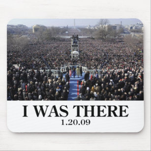 I WAS THERE: Crowd at Inauguration during Ceremony Mouse Pad
