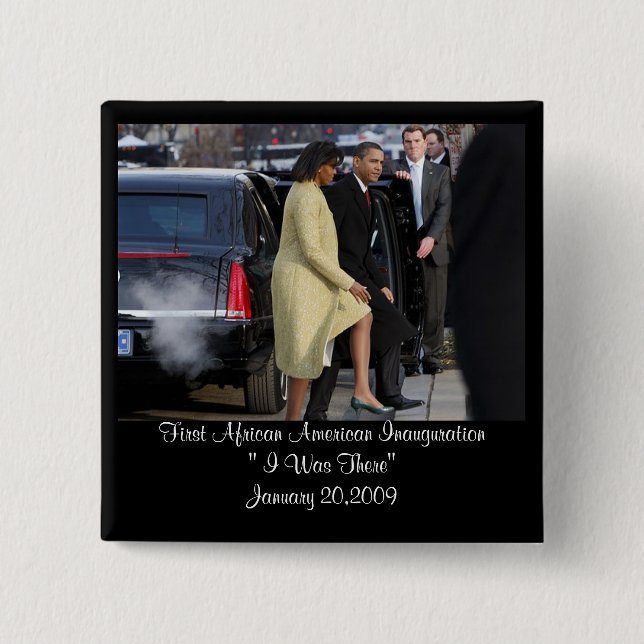 I Was There Inauguration 2009 Button (Front)
