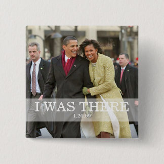 I WAS THERE: President Barack and Michelle Obama Pinback Button