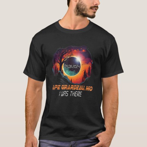 I Was There Total Solar Eclipse Cape Girardeau Mis T_Shirt