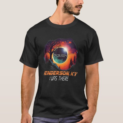 I Was There Total Solar Eclipse Henderson Kentucky T_Shirt