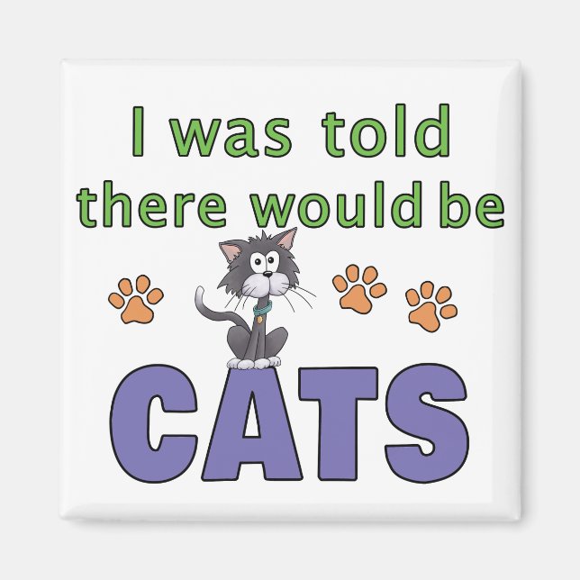 I was told there would be CATS Magnet (Front)