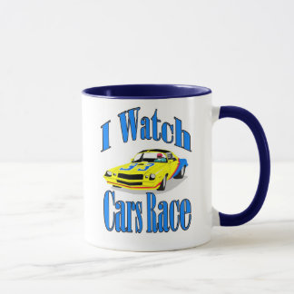 I Watch Cars Race Mug