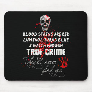 I Watch Enough True Crime They'll Never Find You F Mouse Pad