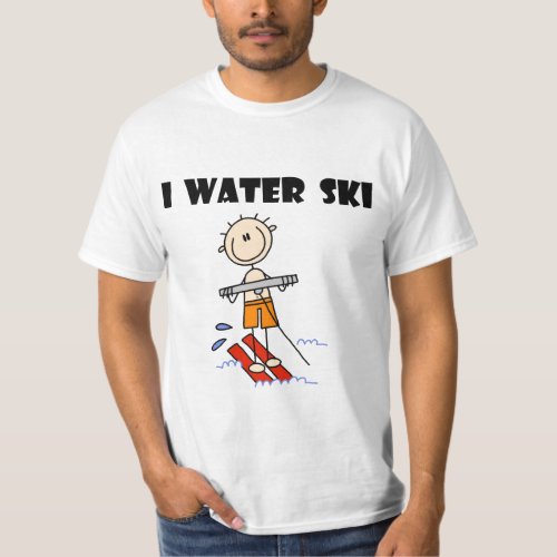 I Water Ski T_shirts and gifts