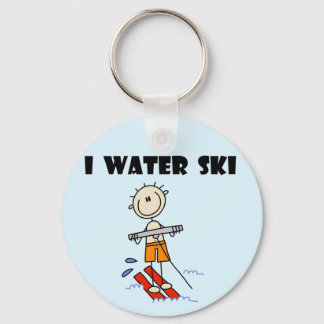 I Water Ski T-shirts and gifts Keychain