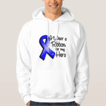 I Wear a Blue Ribbon For My Hero Hoodie