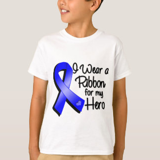I Wear a Blue Ribbon For My Hero T-Shirt