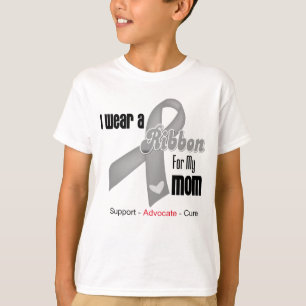 I Wear a Gray Ribbon For My Mom T-Shirt